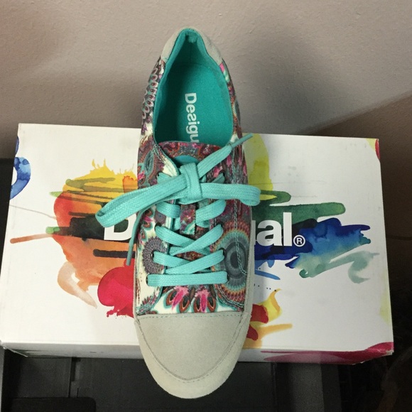 Desigual Multicolor Women's Sneakers - Picture 3 of 5